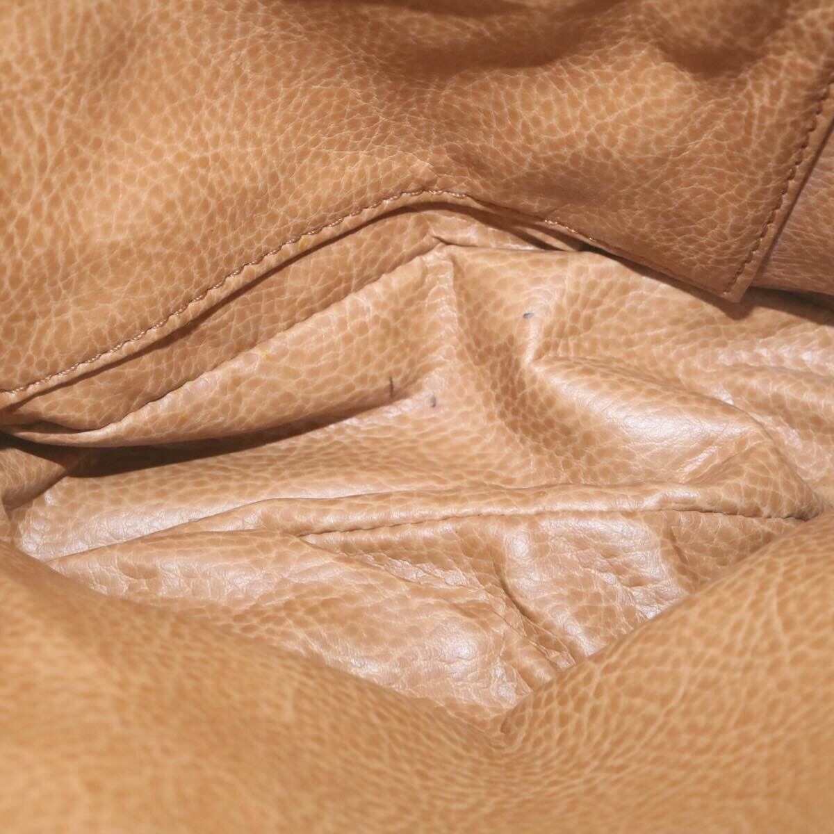 RARE, Fendi, caramel quilted suede, two way style purse with a 'pasta' or 'noodle' design in the quilted suede & hardware