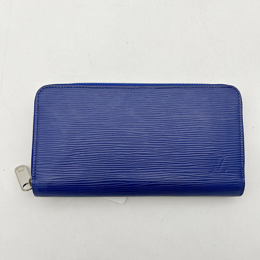 LOUIS VUITTON Epi Zippy Wallet Blue lv3323gg