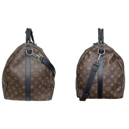 Louis Vuitton Monogram Macassar Keepall Bandoulière 55