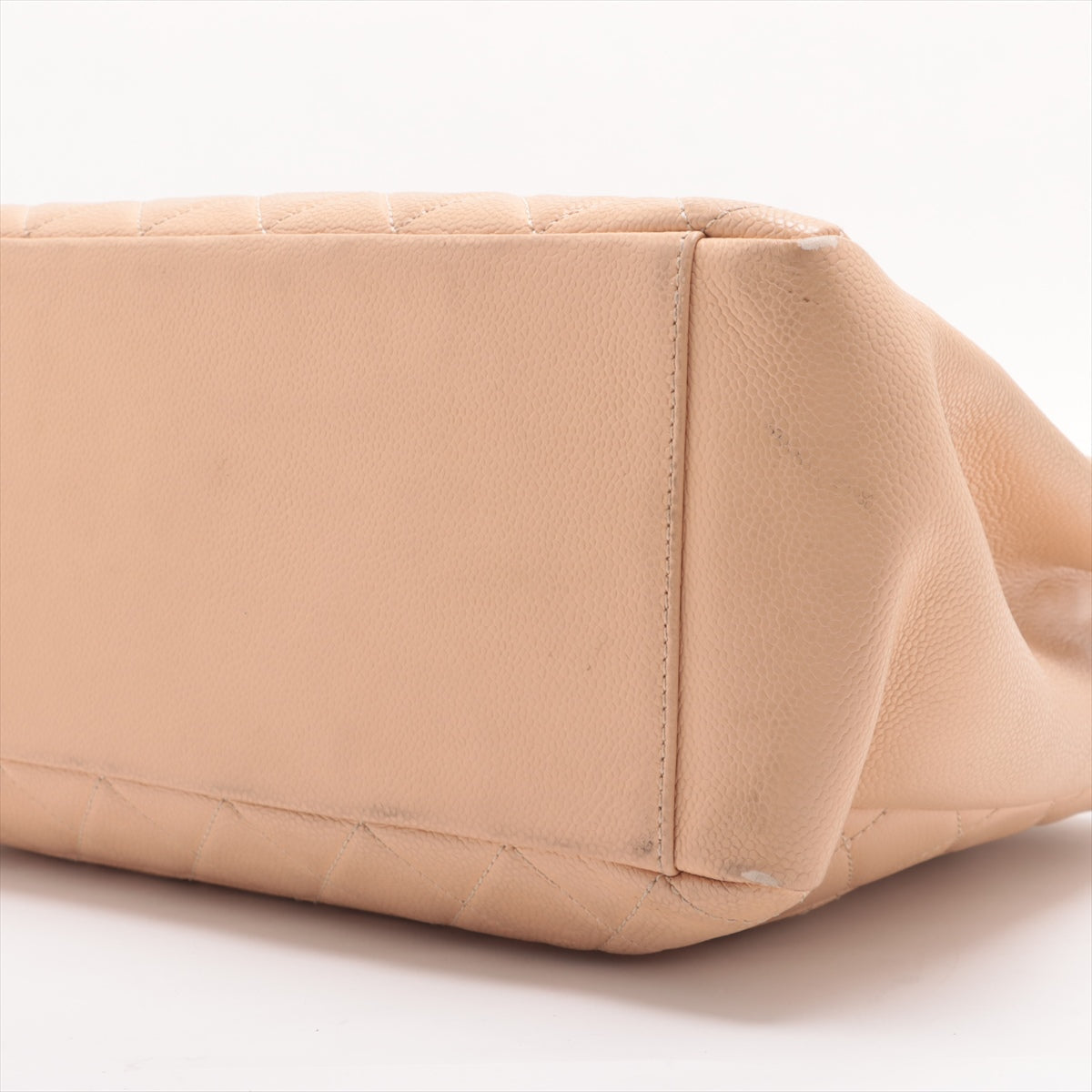 Chanel GST Caviar S Chantrotot Bag Beige G