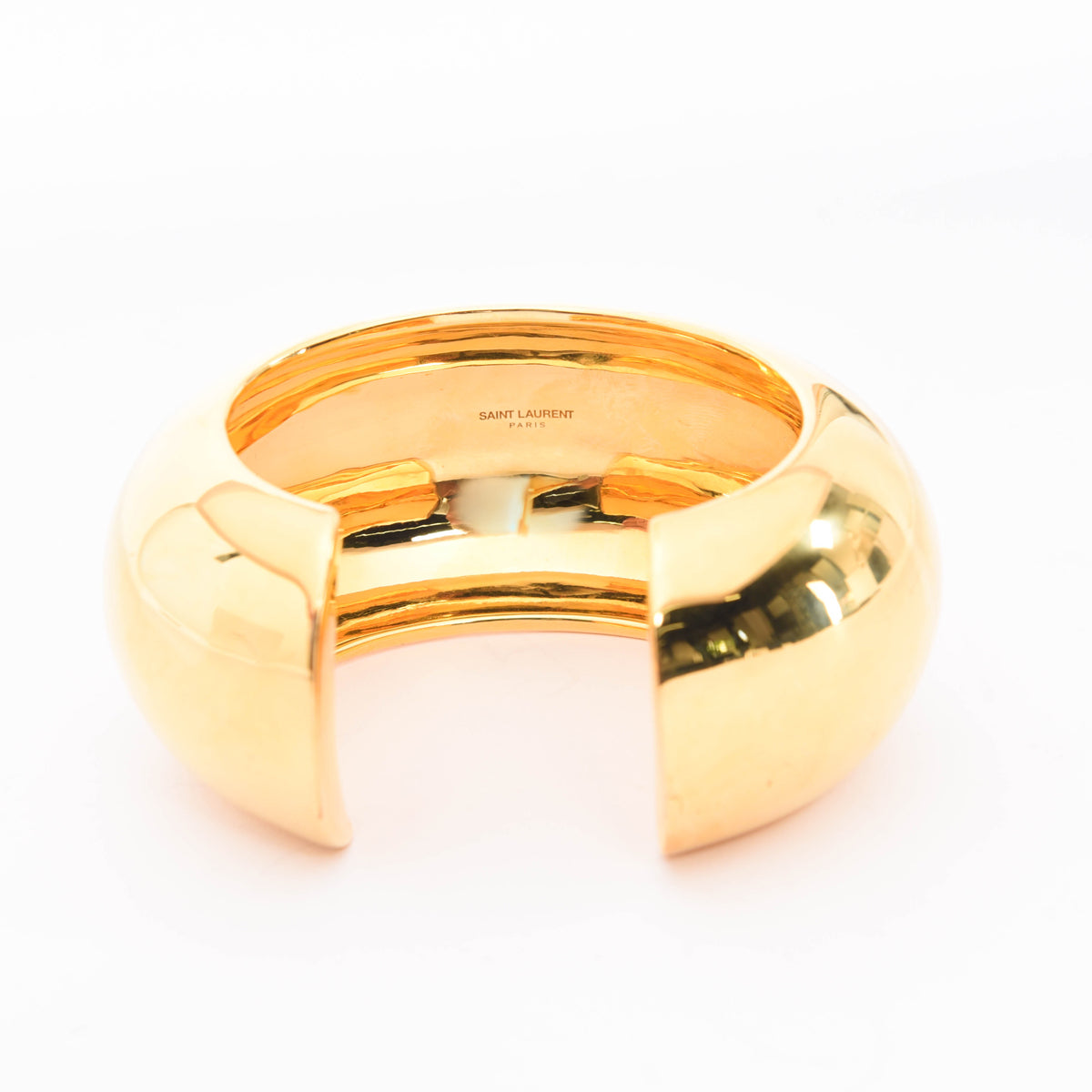 Saint Laurent Brass Chunky Cuff