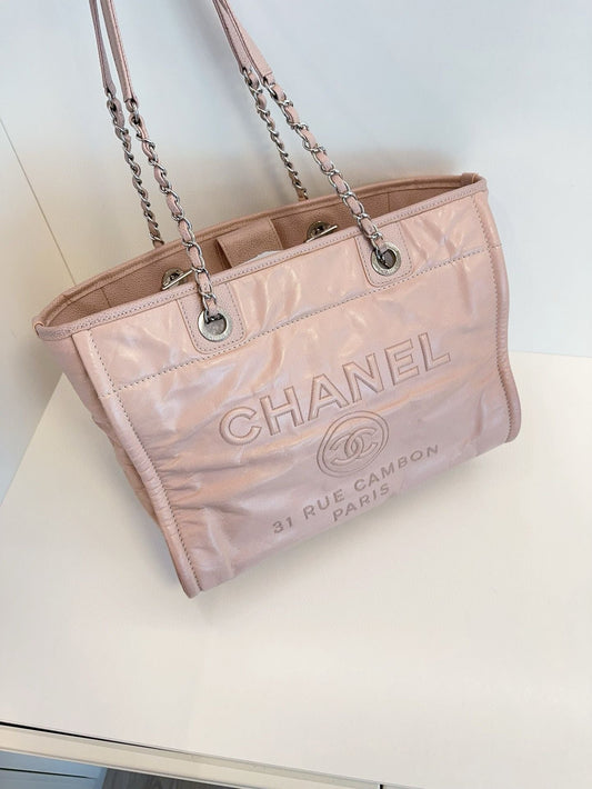 Chanel tote bag pink xcm