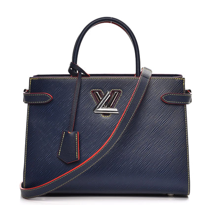 LV Twist Tote Epi Leather Indigo