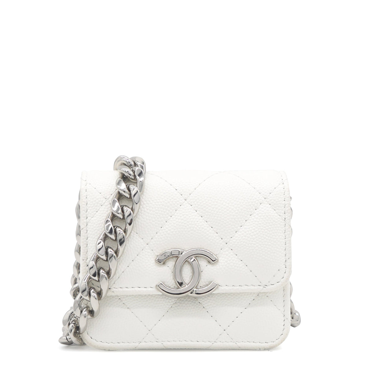 CC Calfskin white 2022 Mini
