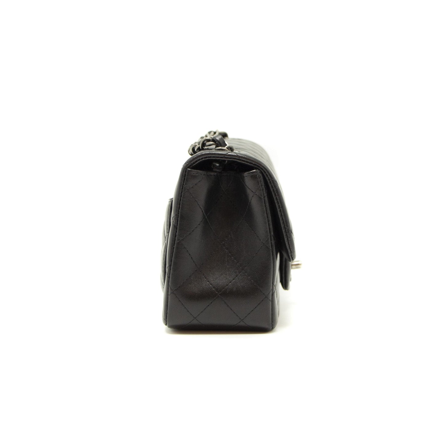Chanel Quilted Lambskin Square Mini Black