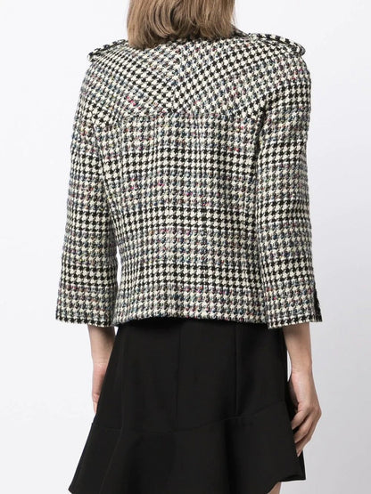 2006 Houndstooth Zip-Up Jacket
