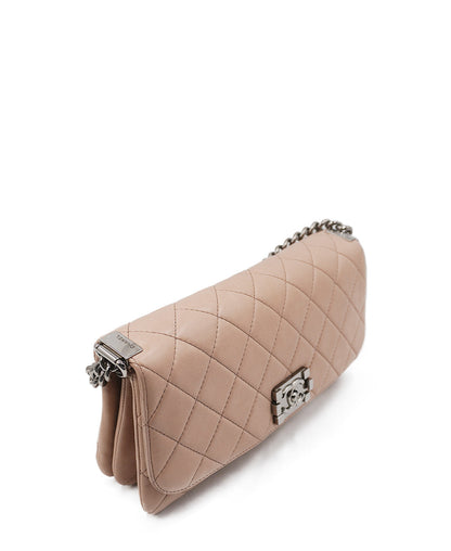 2012 Boy Accordion Flap Bag Pink