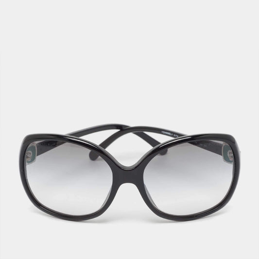Chanel Black Gradient CC Oversized Sunglasses ASCLC2178