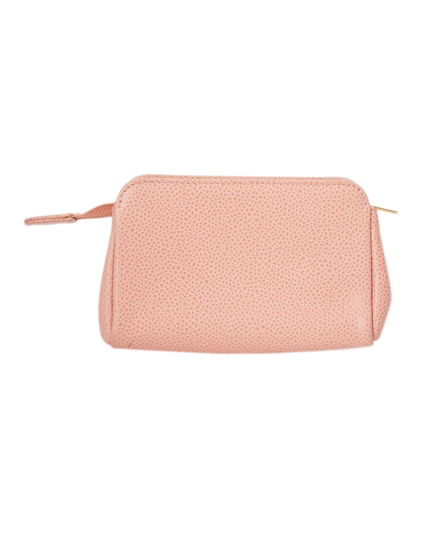 CHANEL COCO Mark Coin Purse Caviar Skin Pink CC Auth bs15464 DBXS1642