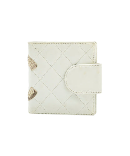 Chanel White Rue Cambon Wallet ALC1060