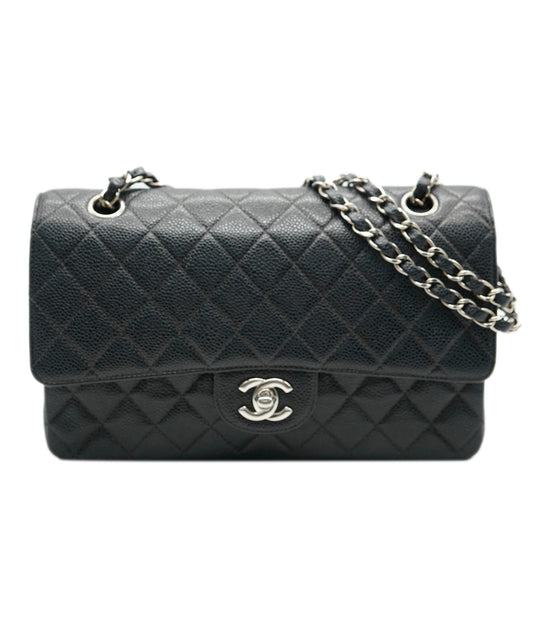 Chanel Black Caviar Flap Bag SHW Series 6 ASL10200