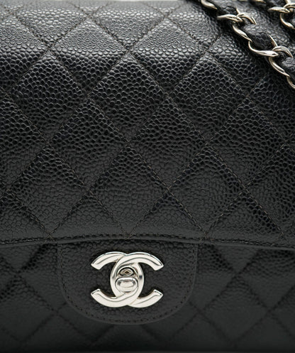 Chanel Black Caviar Flap Bag SHW Series 6 ASL10200