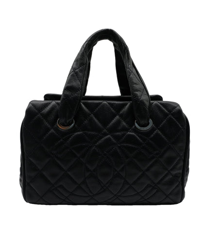 Chanel Bowler Bag Caviar Blue SHW RJC4406