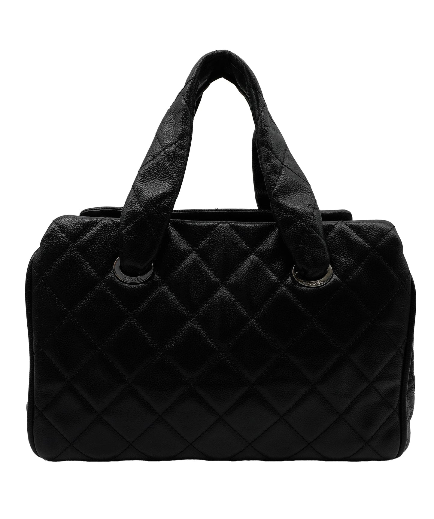 Chanel Bowler Bag Caviar Blue SHW RJC4406