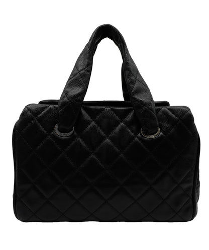 Chanel Bowler Bag Caviar Blue SHW RJC4406