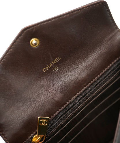 Chanel Brown CC Compact Purse ALC1283