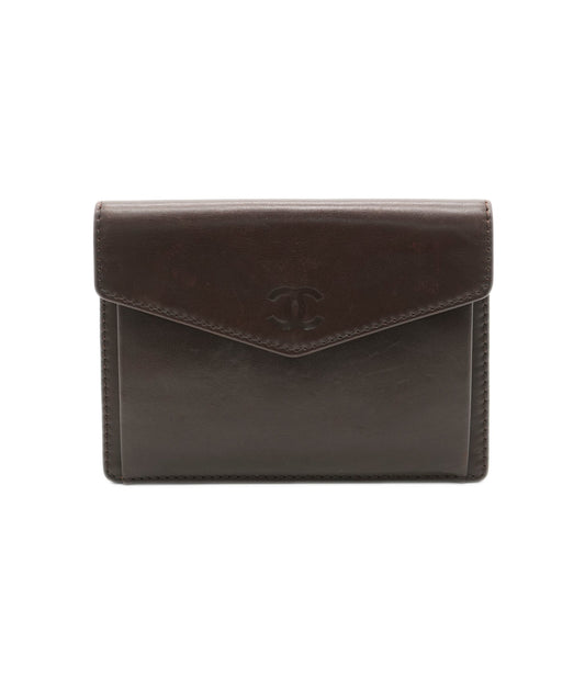 Chanel Brown CC Compact Purse ALC1283