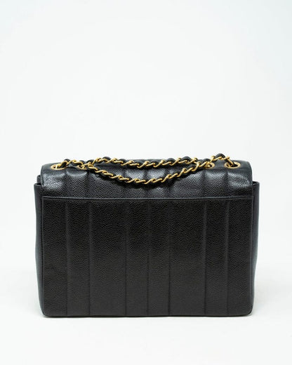 Chanel Mademoiselle Classic Single Flap Black Caviar GHW - DXBS1461