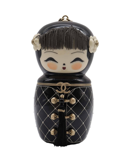 Chanel matryoshka doll Shanghai limited black bag DXBS2298