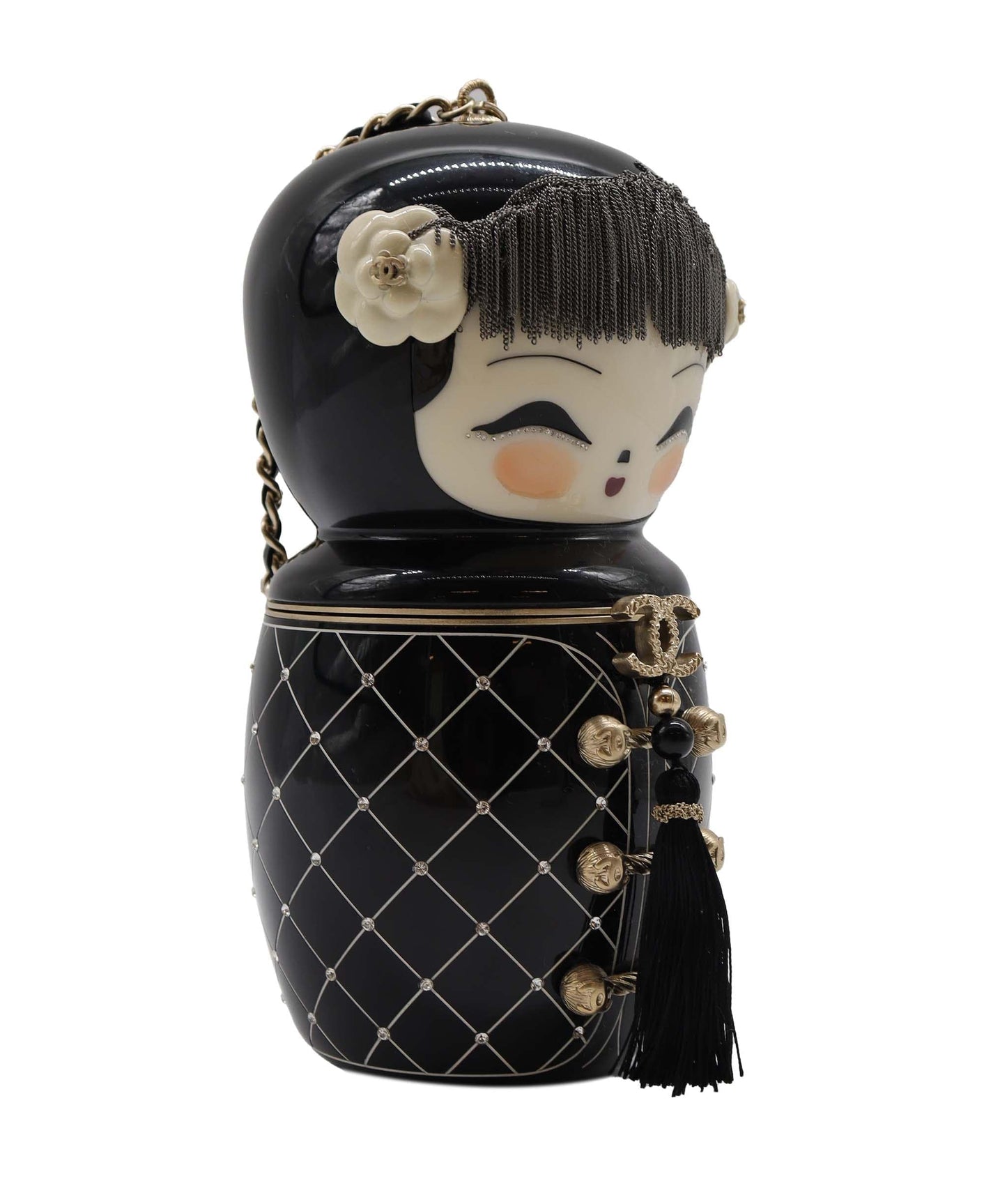 Chanel matryoshka doll Shanghai limited black bag DXBS2298