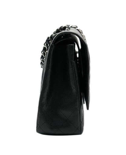 Chanel Maxi Classic Double Flap With Silver Hardware ALC0831