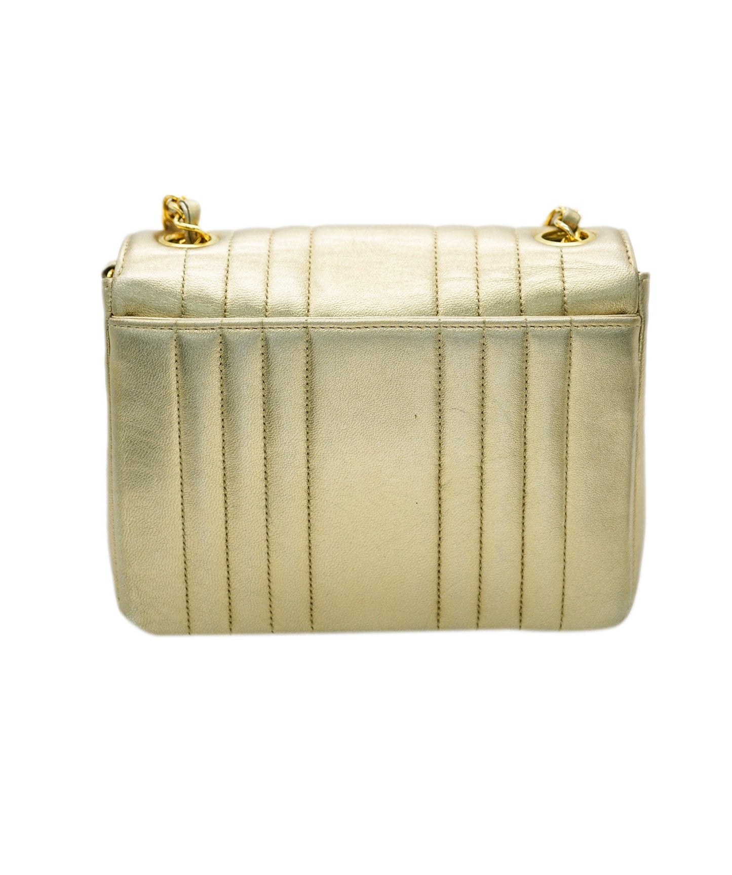 Chanel mini gold mademoiselle bag - comes full set  - AJC0717