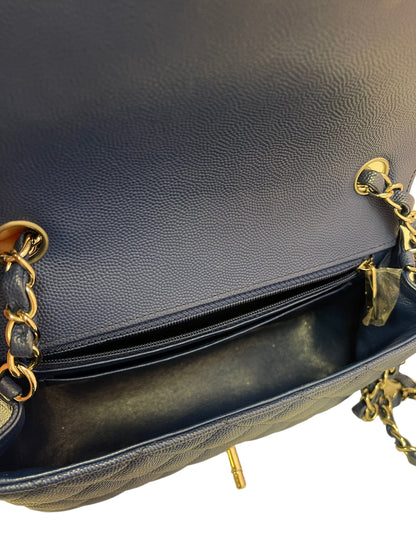 Chanel Mini Rectangle Blue Caviar SHW #25 SKC1328