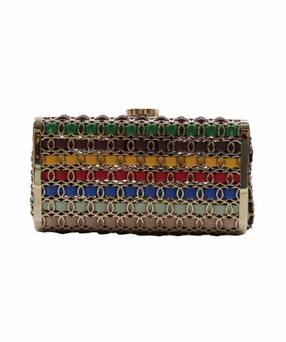 Chanel multicolor caged minaudiere - DXBS1475
