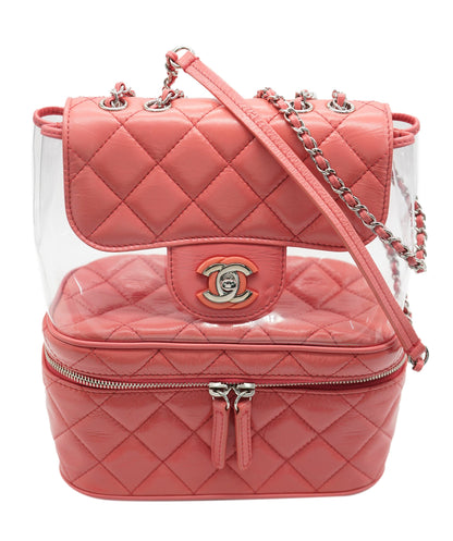 Chanel pink/pvc bag AVC1229
