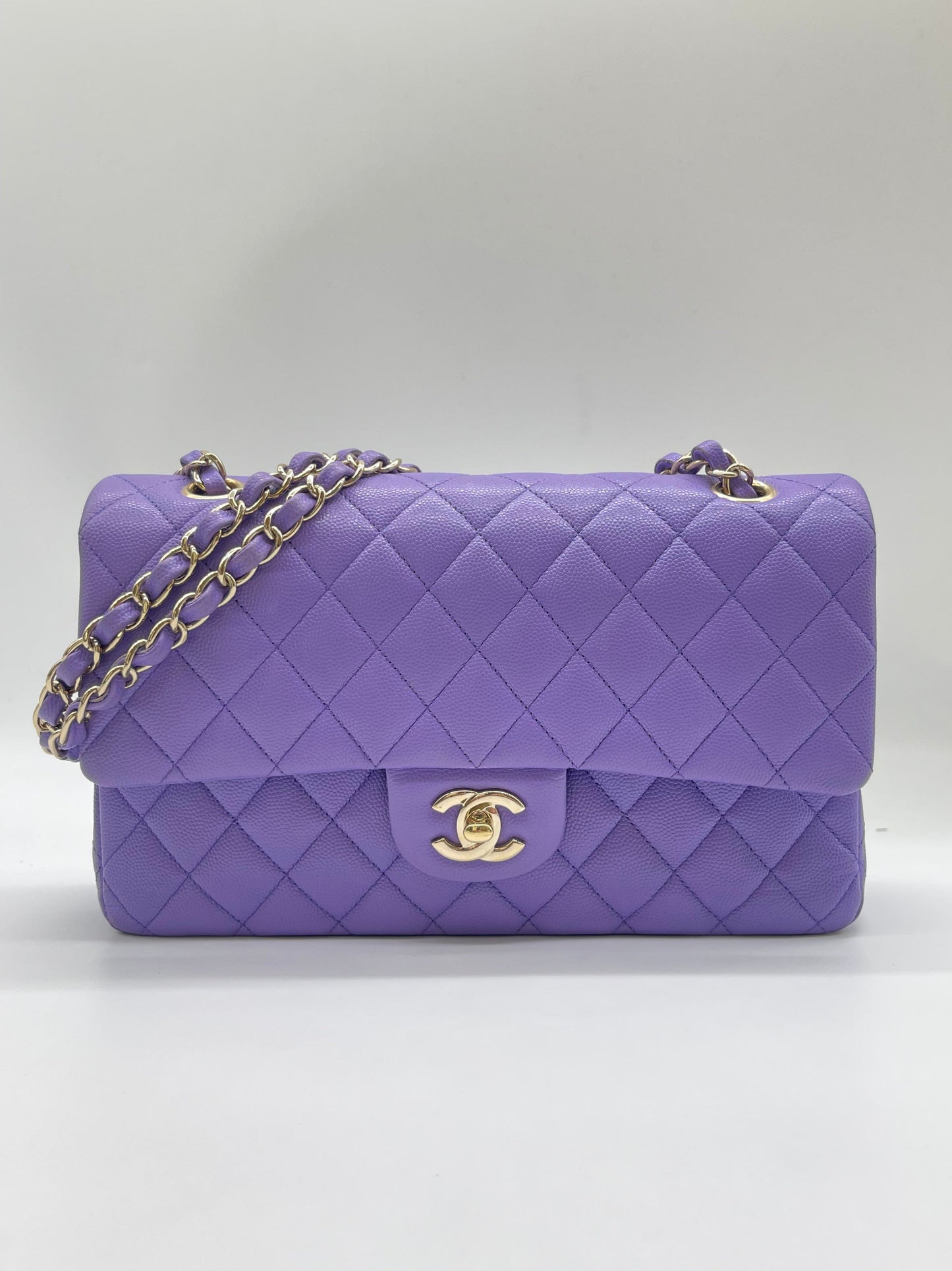 Chanel Purple Caviar Flap RJC4054