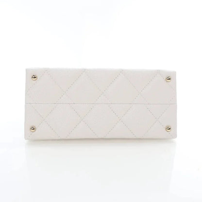 Chanel Retrofit White Caviar L-NI5TLF