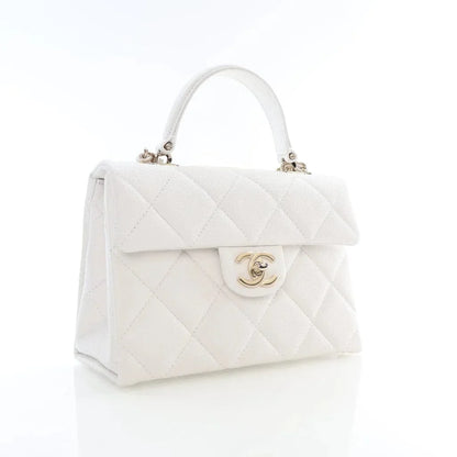 Chanel Retrofit White Caviar L-NI5TLF