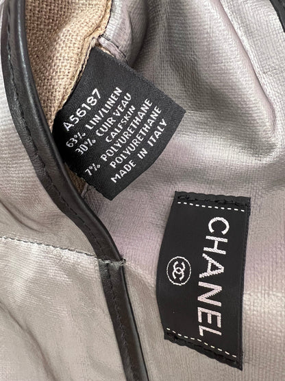 Chanel Tote Silver / Black SKC1641
