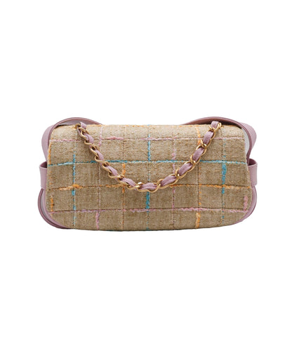 Chanel Vintage Hand Shoulder Tweed Bag - DXBS1413