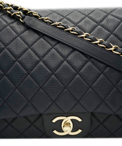 CHANEL XXL Airline Runway Travel NAVY Single Flap Bag  DBXS2108