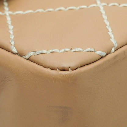 Chanel Beige Wild Stitch Flap Medium Bag