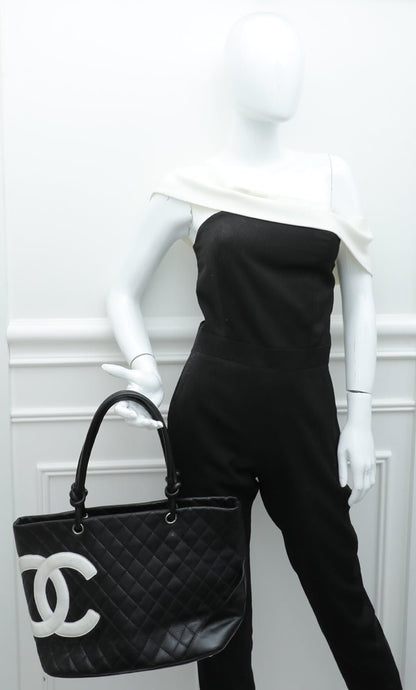 Chanel Bicolor Cambon Tote Bag