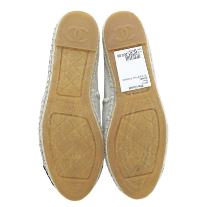 Chanel Bicolor CC Cap Toe Espadrille 39