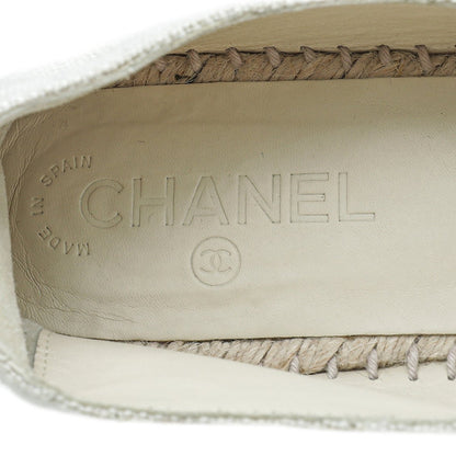 Chanel Bicolor CC Cap Toe Espadrille 39