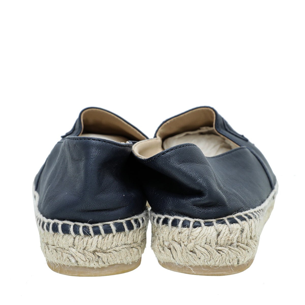 Chanel Bicolor CC Cap Toe Espadrille 38