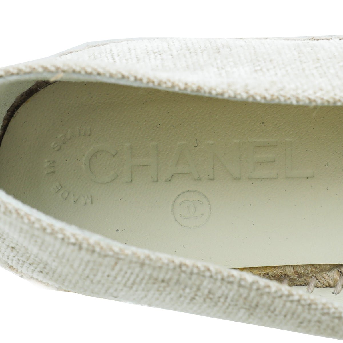 Chanel Bicolor CC Cap Toe Espadrille 39