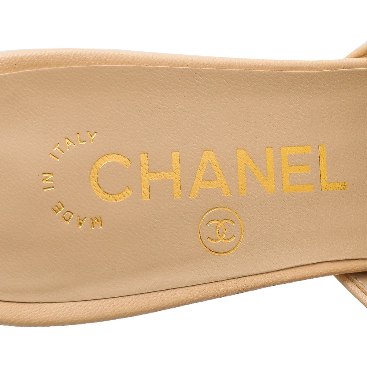 Chanel Bicolor CC Cap Toe Mules 37
