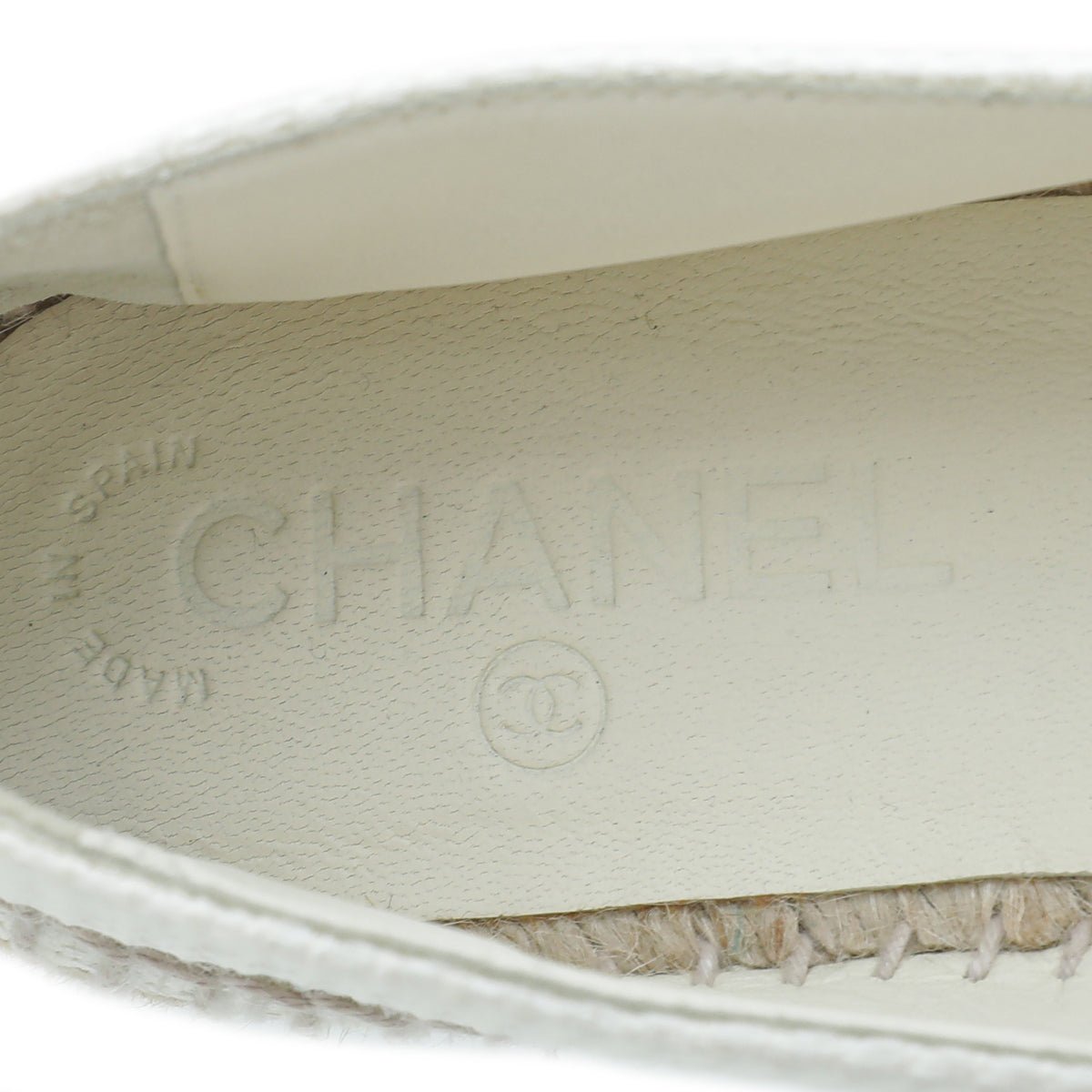 Chanel Bicolor CC Cap Toe Paint Espadrille 38