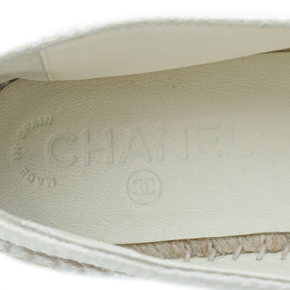 Chanel Bicolor CC Cap Toe Paint Espadrille 38