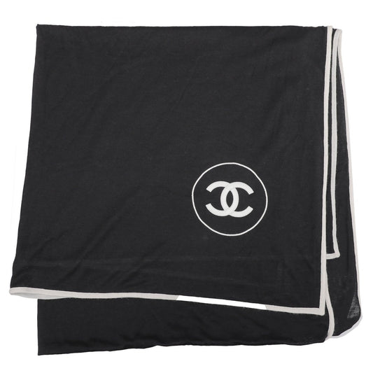 Chanel Bicolor CC Cashmere Silk Stole Scarf