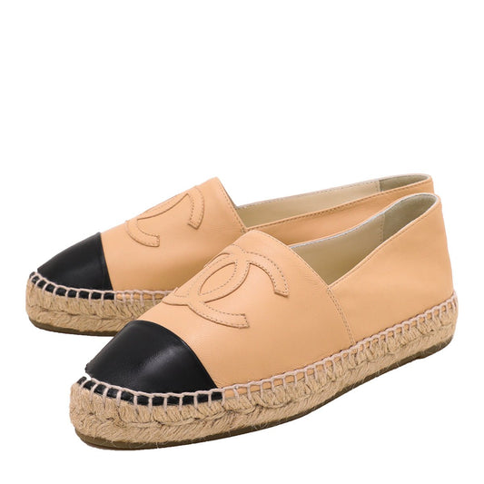 Chanel Bicolor CC Espadrille 36