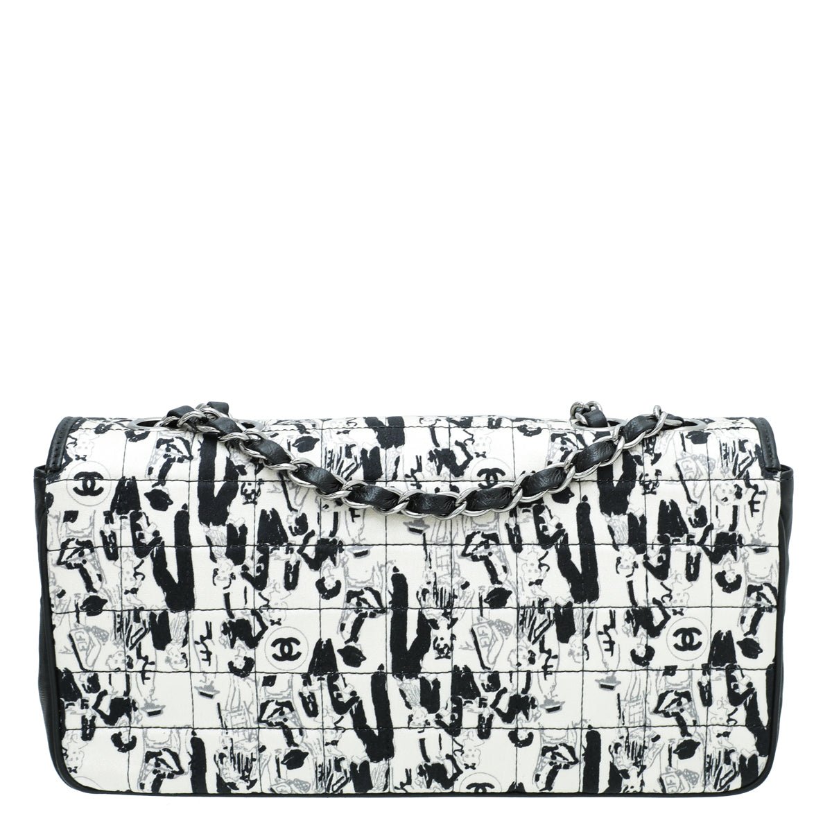 Chanel Bicolor Coco Mademoiselle Scarf Flap Bag