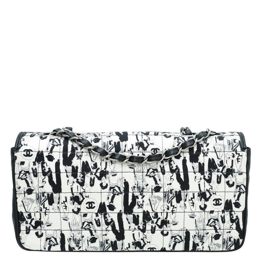 Chanel Bicolor Coco Mademoiselle Scarf Flap Bag