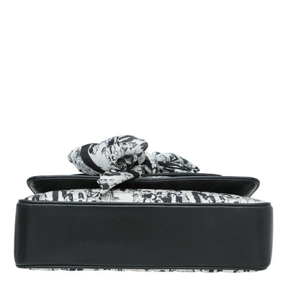 Chanel Bicolor Coco Mademoiselle Scarf Flap Bag