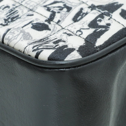 Chanel Bicolor Coco Mademoiselle Scarf Flap Bag